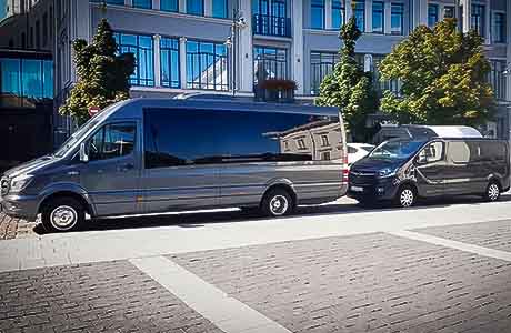 Delegation transportation minibus rental