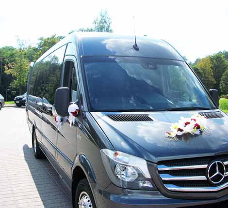 Minibus for weddings