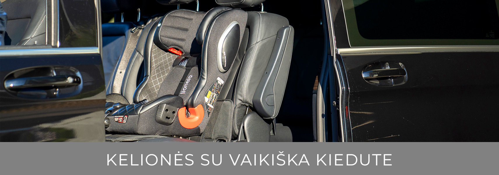 Kelionės su vaikiška kėdute